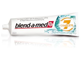 Pasta blend-a-med Complete 7 + płyn do płukania jamy ustnej.