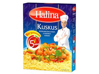 Szybki i smaczny posiłek z Kaszą Kuskus marki Halina.