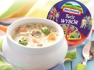 Przepis na sycącą zupę serowo-cebulową.