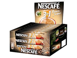 Kawa NESCAFÉ 3w1 z trzcinowym cukrem.