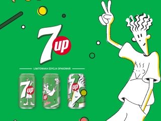 Nowa kampania reklamowa 7UP - napoju o smaku limonkowo-cytrynowym.