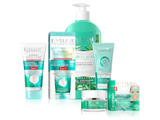Konkurs Eveline Cosmetics - zielone kosmetyki twarz po 20scte na zimę.
