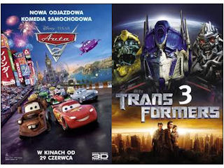 PRZEDPREMIEROWE POKAZY FILMÓW: „Auta 2” oraz „Transformers 3”