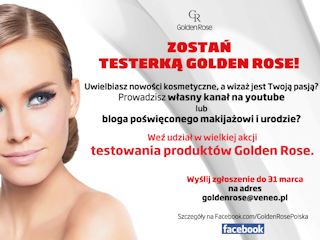 Firma Golden Rose zaprasza blogerki do testowania swoich kosmetyków