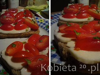 Przenieś sałatkę Caprese na chleb!