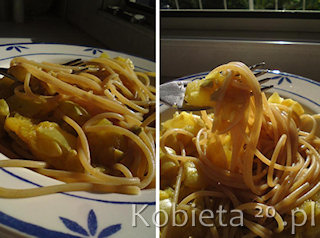 Spaghetti z kabaczkiem